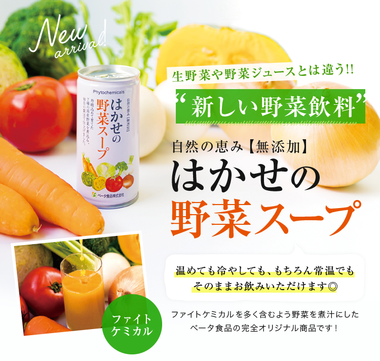 自然の恵み【無添加】はかせの野菜スープ